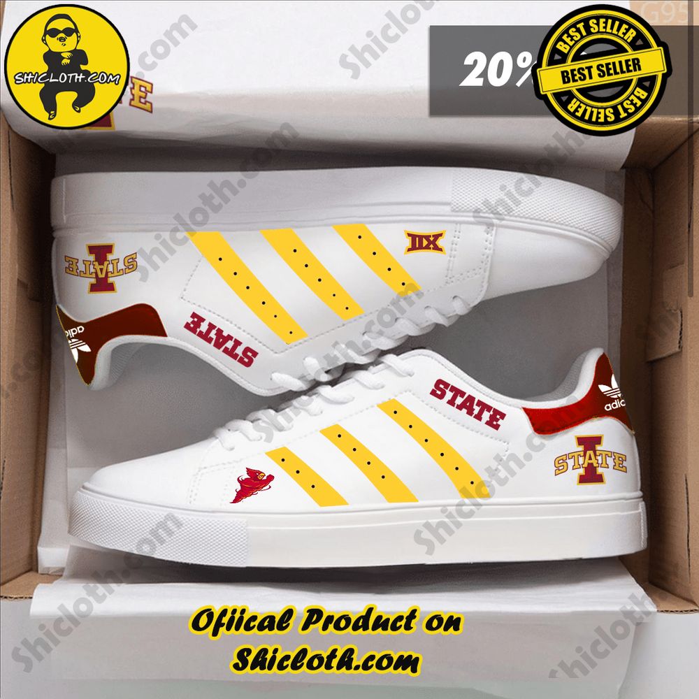 Stan Smith Shoes from Shiclothshop - A meaningful gift for sports enthusiasts. 19 NCAA Iowa State Cyclones Adidas Stan Smith Shoes