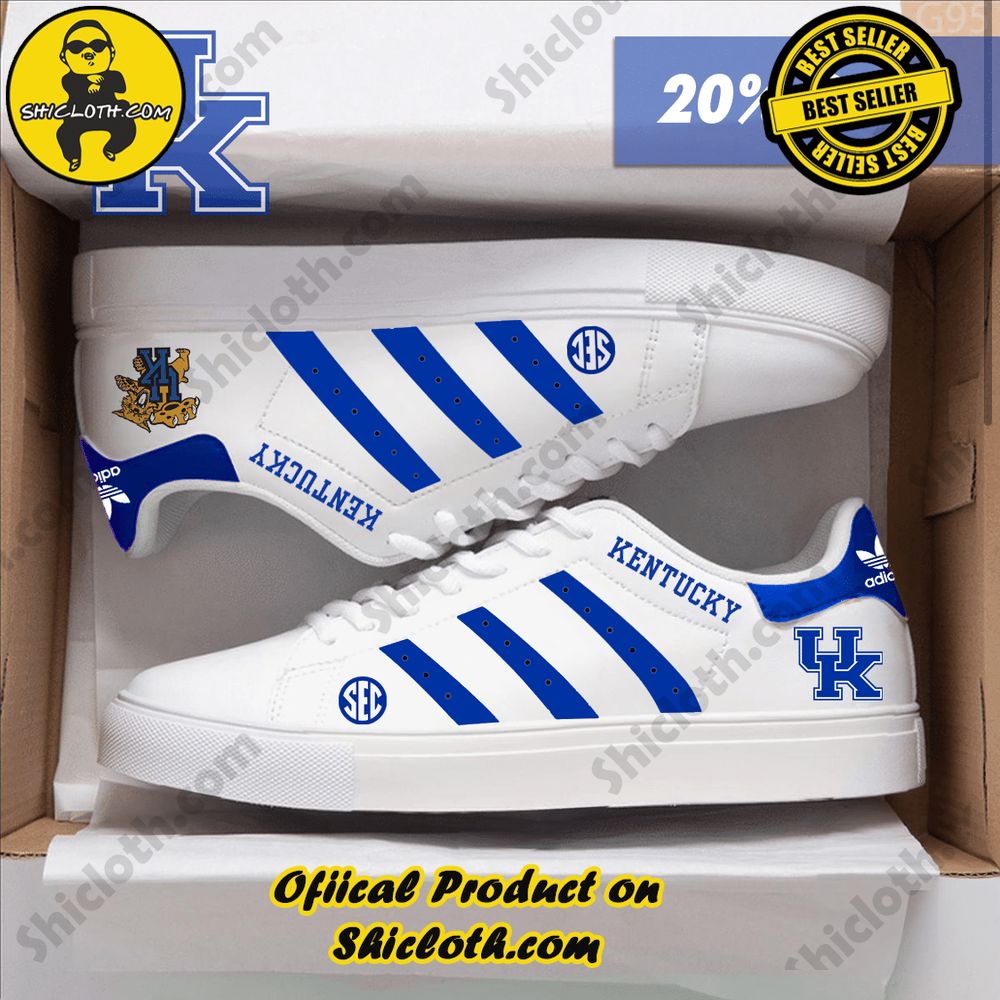 Stan Smith Shoes from Shiclothshop - A meaningful gift for sports enthusiasts. 20 NCAA Kentucky Wildcats Adidas Stan Smith Shoes