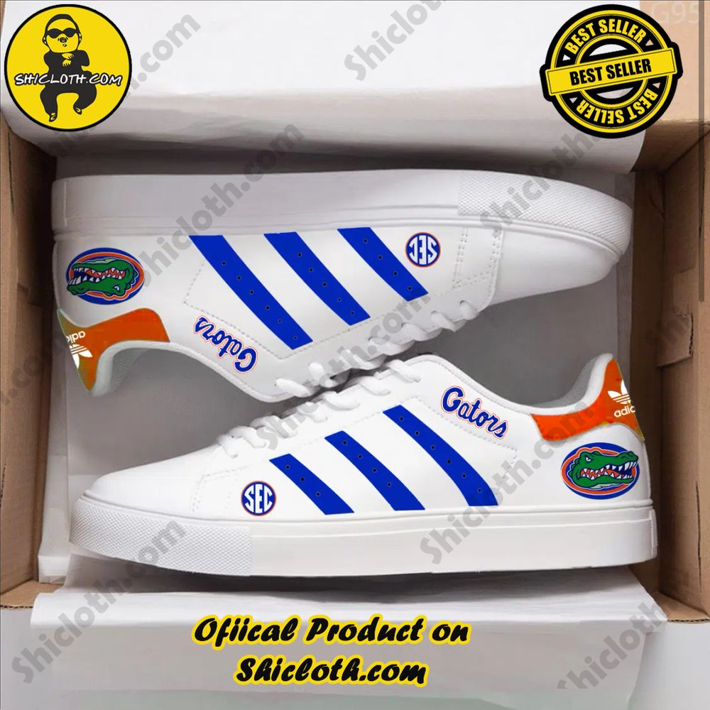 Limited Edition Stan Smith Shoes from Shiclothshop - A meaningful gift for sports enthusiasts. 26 NCCA Florida Gators Adidas Stan Smith Shoes