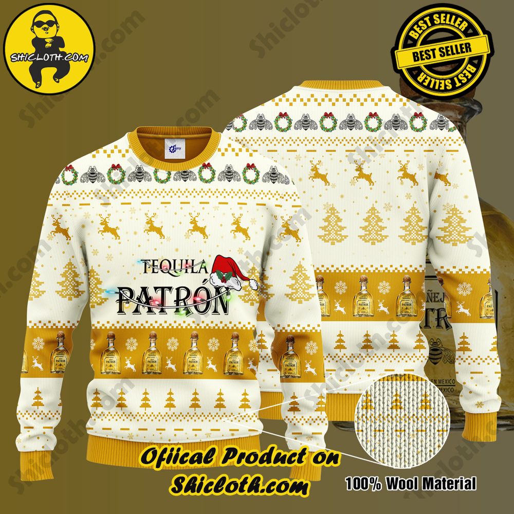 Hot Trending Shiclothshop's Ugly Sweater - A meaningful gift for family and loved ones. 35 Patr’N Santa Hat Christmas Ugly Christmas Sweater