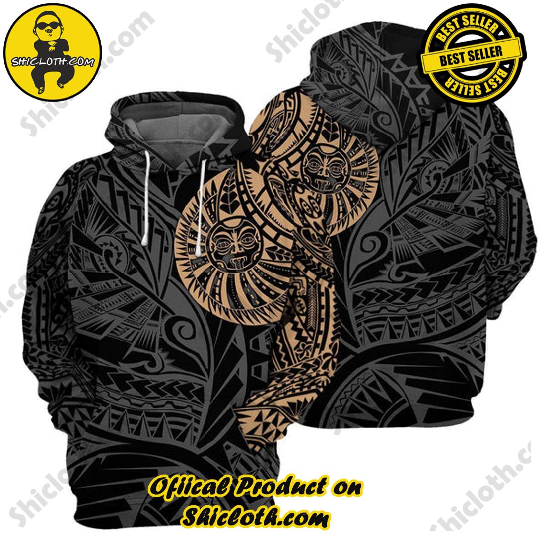 Polynesian 3D All Over Print Hoodie