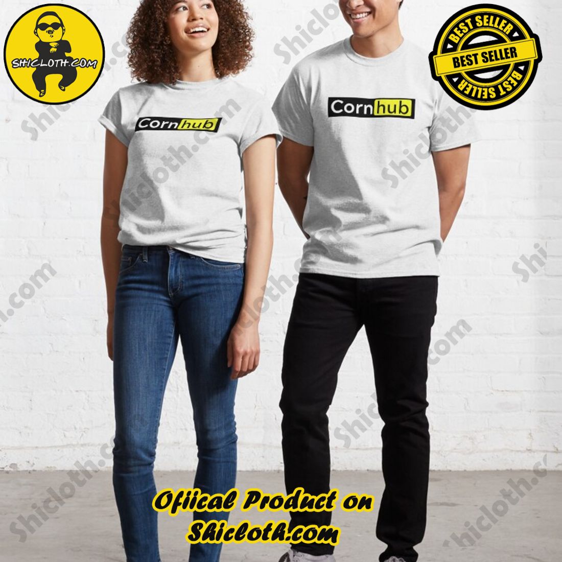 Pornhub Cornhub Classic T-Shirt