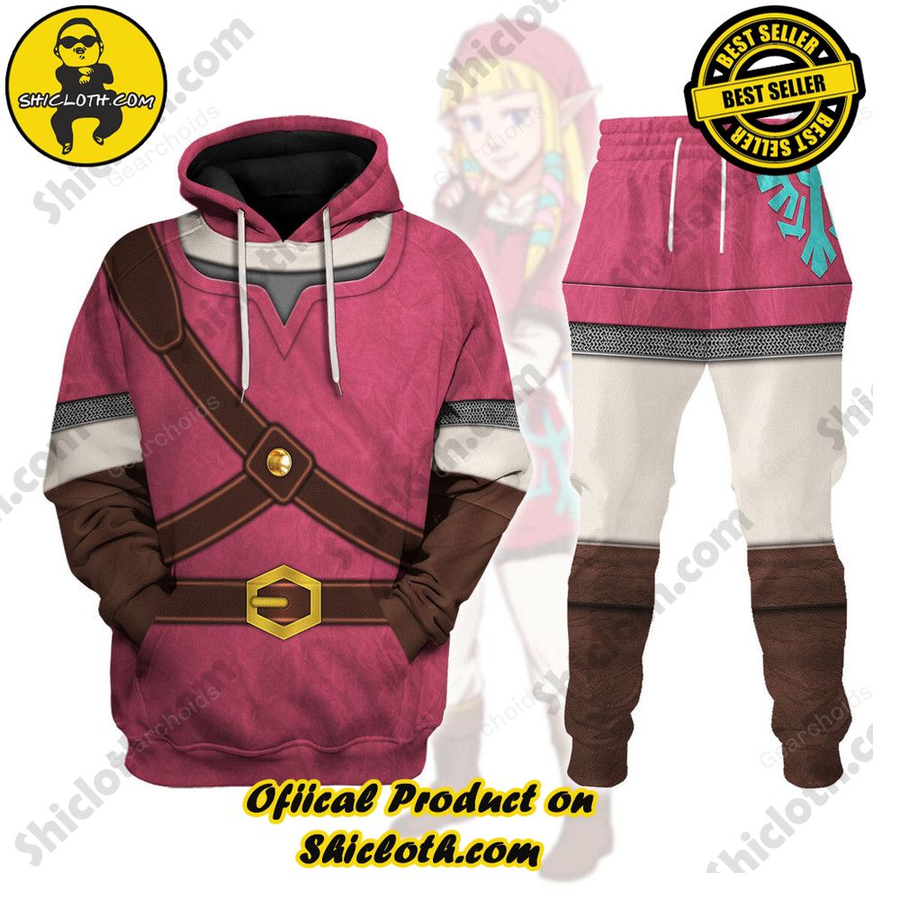 Unveiling the Allure of Shiclothshop's 'The Legend of Zelda' Outfit Costume Collection 20 Princess Zelda Skyward Sword Unisex Hoodie Sweatshirt T-shirt Sweatpants Cosplay