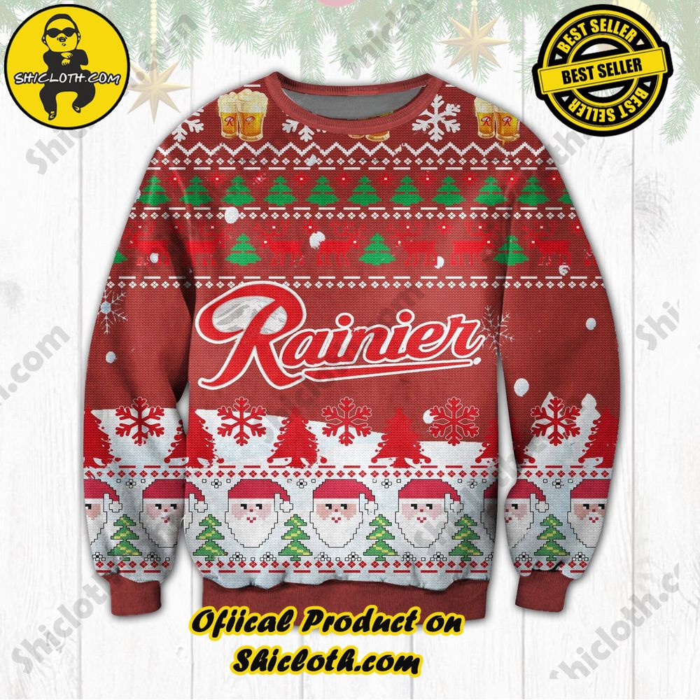 Hot Trending Shiclothshop's Ugly Sweater - A meaningful gift for family and loved ones. 36 Rainier Ugly Christmas Sweater