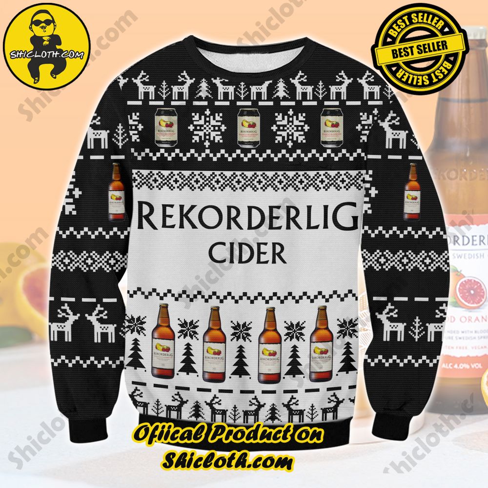 Hot Trending Shiclothshop's Ugly Sweater - A meaningful gift for family and loved ones. 37 Rekorderlig Ugly Christmas Sweater