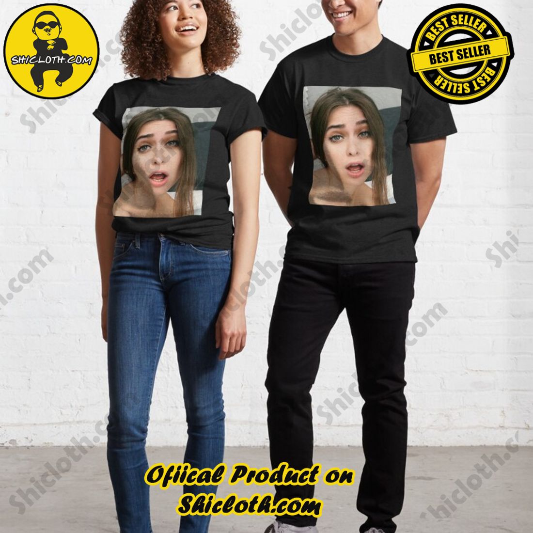 Shiclothshop's Bestselling Pornhub T-Shirt: Affordable and High-Quality 26 Riley Amour Pornhub T-shirt classique