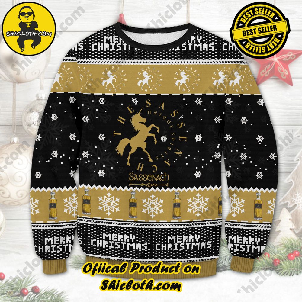 Hot Trending Shiclothshop's Ugly Sweater - A meaningful gift for family and loved ones. 39 Sassenach Whiskey Ugly Christmas Sweater