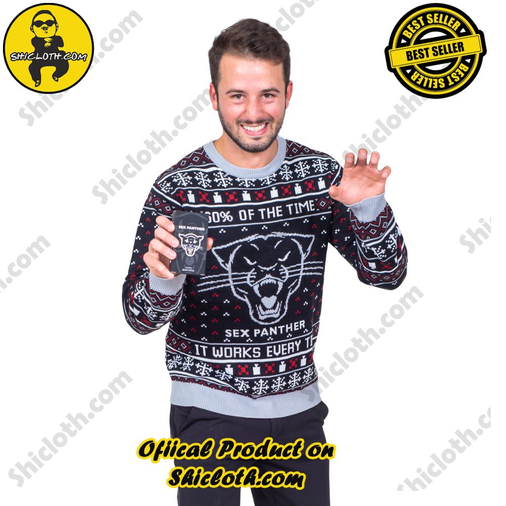 Exploring Shiclothshop and Their Sweater Collection 29 Sex Panther Black Ugly Christmas Sweater