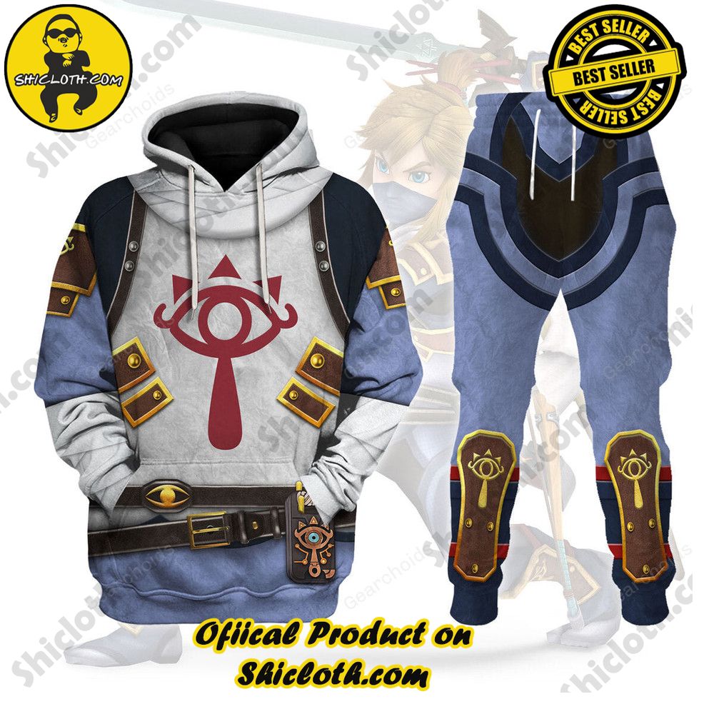 The Legendary Style: Unveiling the Allure of Shiclothshop's 'The Legend of Zelda' Outfit Costume Collection 17 Sheik Attire Unisex Hoodie Sweatshirt T-shirt Sweatpants Cosplay