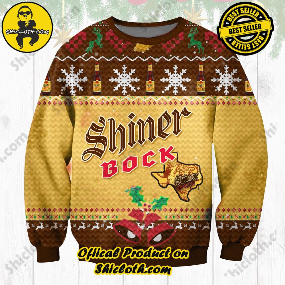 Hot Trending: Exploring Shiclothshop and Their Sweater Collection 37 Shiner Bock Ugly Sweater