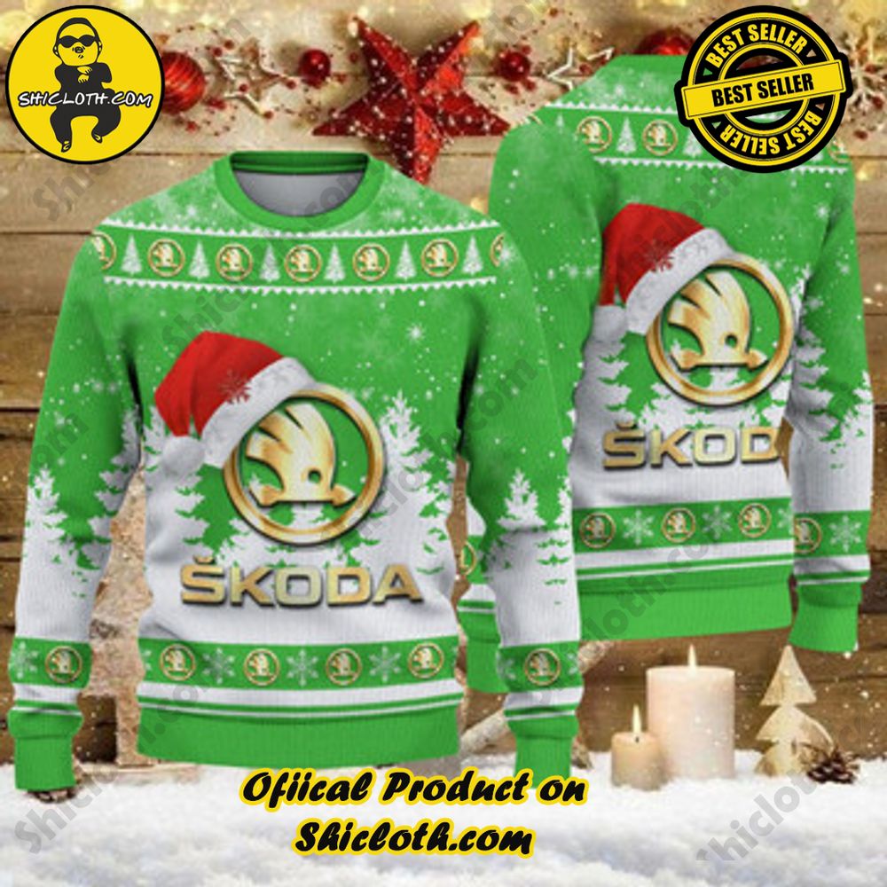 Unveiling Festive Delight: Shiclothshop's Unique Collection of Ugly Christmas Sweaters 40 Skoda Auto Ugly Christmas Sweater