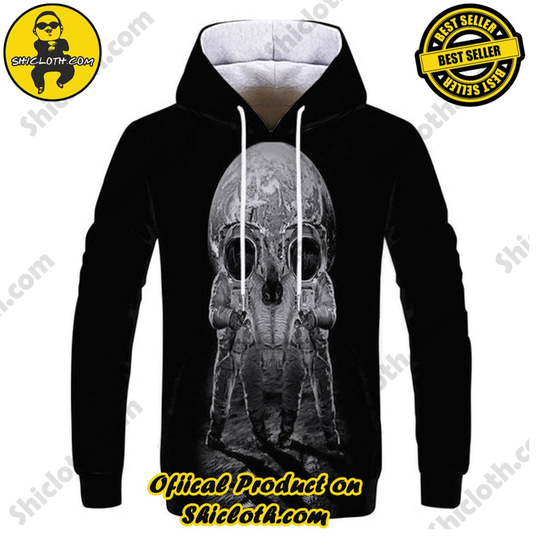 Skull 3D All Over Print Hoodie Ver 3