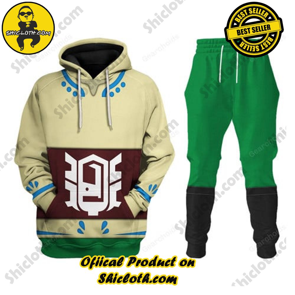 Limited Edition Shiclothshop's Legend of Zelda Outfit Costume Affordable and High-Quality 18 Skyloft Uniform - Skyward Sword Link New Attire Unisex Hoodie Sweatshirt T-shirt Sweatpants Cosplay