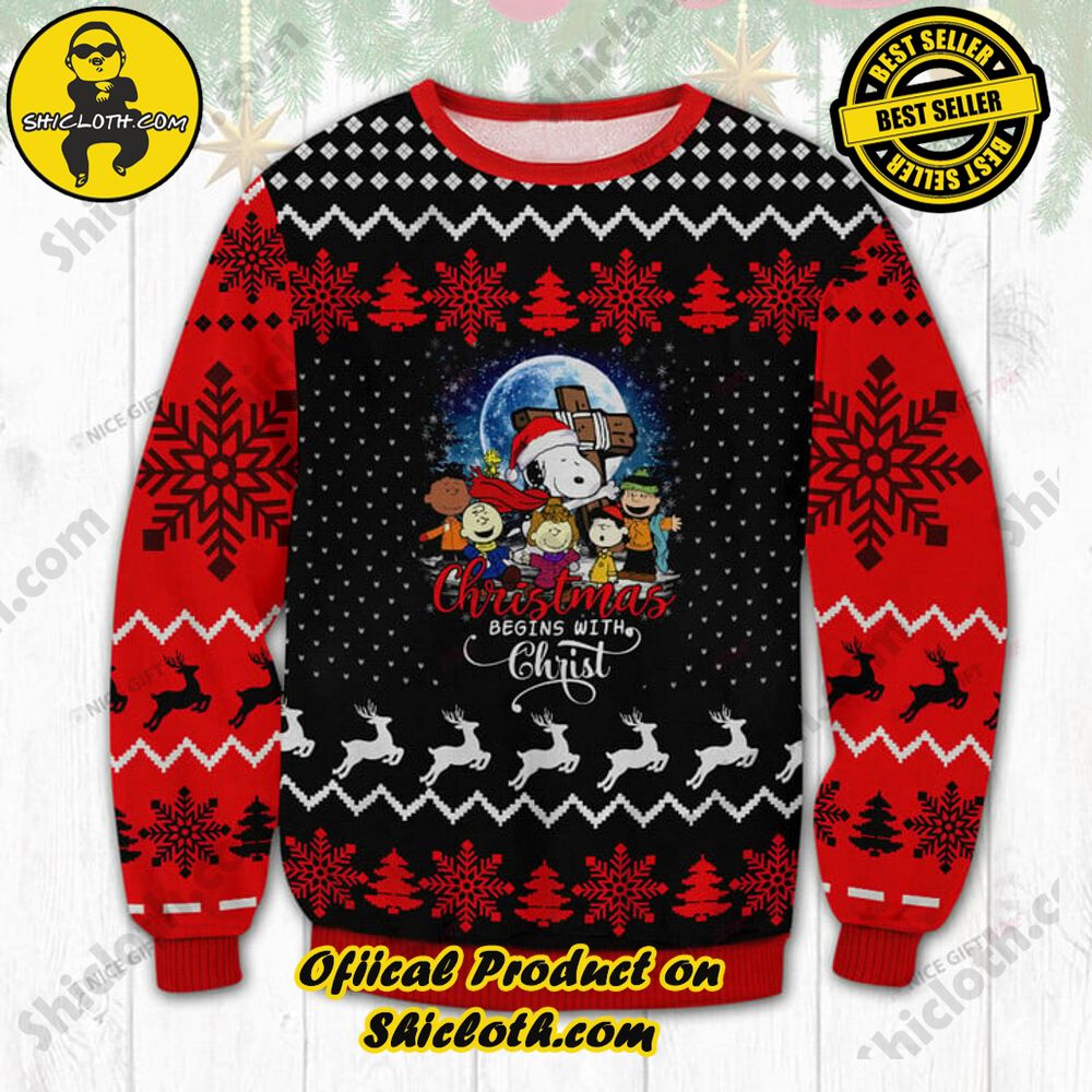 Limited Edition Christmas Sweaters from Shiclothshop 40 Snoopy Ugly Christmas Sweater