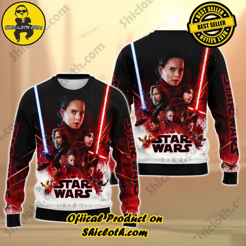 Hot Trending Shicloth's Enchanting Christmas Sweaters 33 Star Wars Christmas Ugly Sweater Version 1