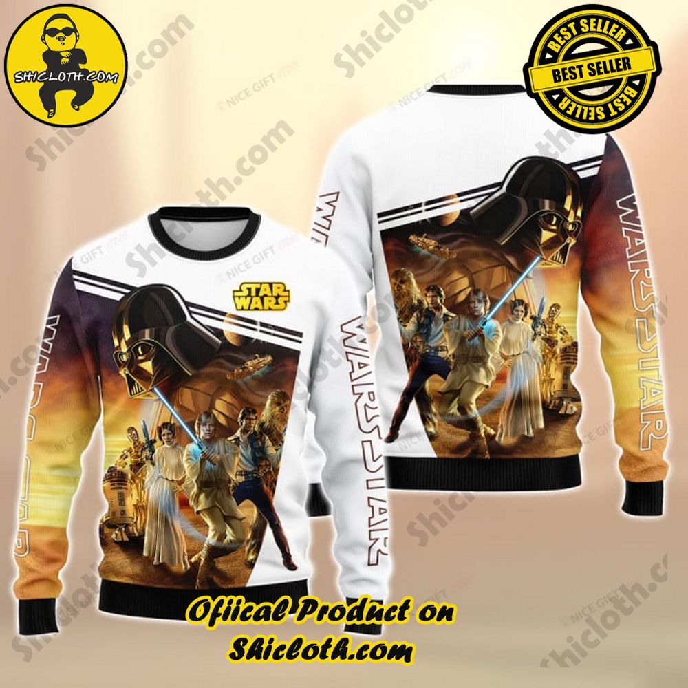 Hot Trending Shicloth's Enchanting Christmas Sweaters 35 Star Wars Christmas Ugly Sweater Version 2