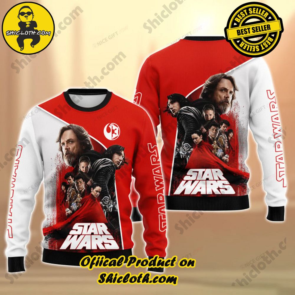 Hot Trending Shicloth's Enchanting Christmas Sweaters 36 Star Wars Christmas Ugly Sweater Version 3