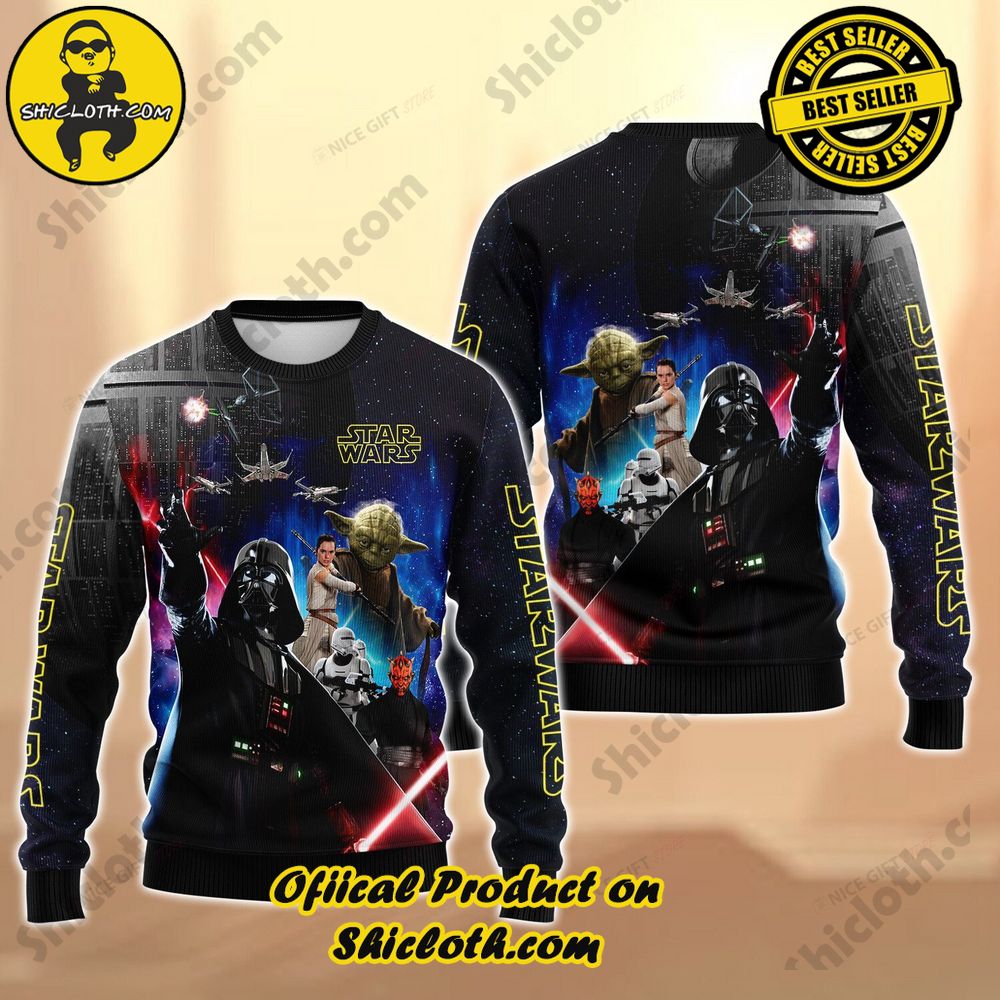 Hot Trending Shicloth's Enchanting Christmas Sweaters 37 Star Wars Christmas Ugly Sweater Version 4