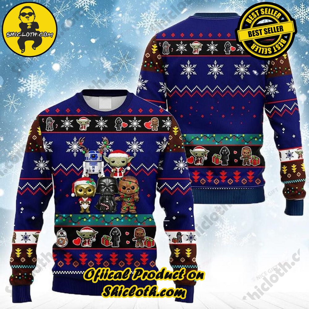 Hot Trending Shicloth's Enchanting Christmas Sweaters 38 Star Wars Christmas Ugly Sweater Version 5