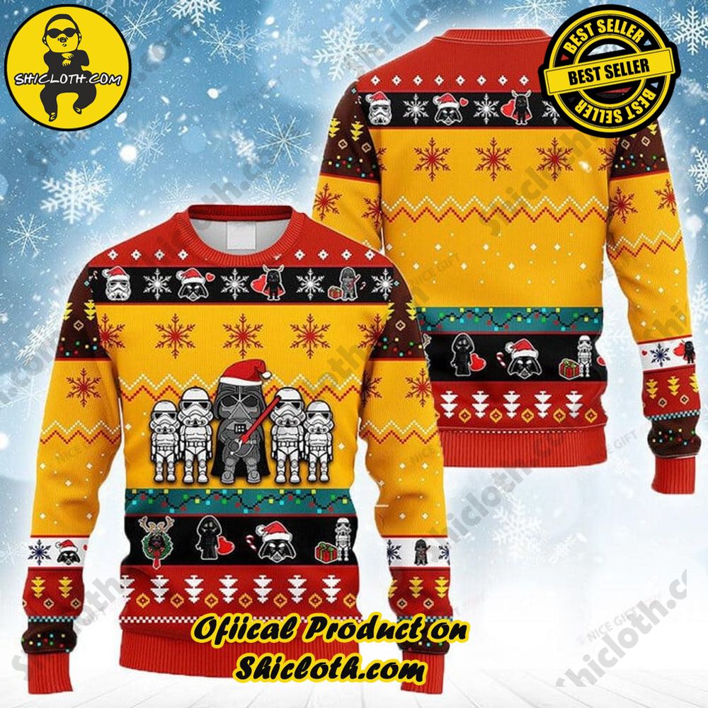 Hot Trending Shicloth's Enchanting Christmas Sweaters 41 Star Wars Darth Vader Stormtrooper Christmas Ugly Sweater