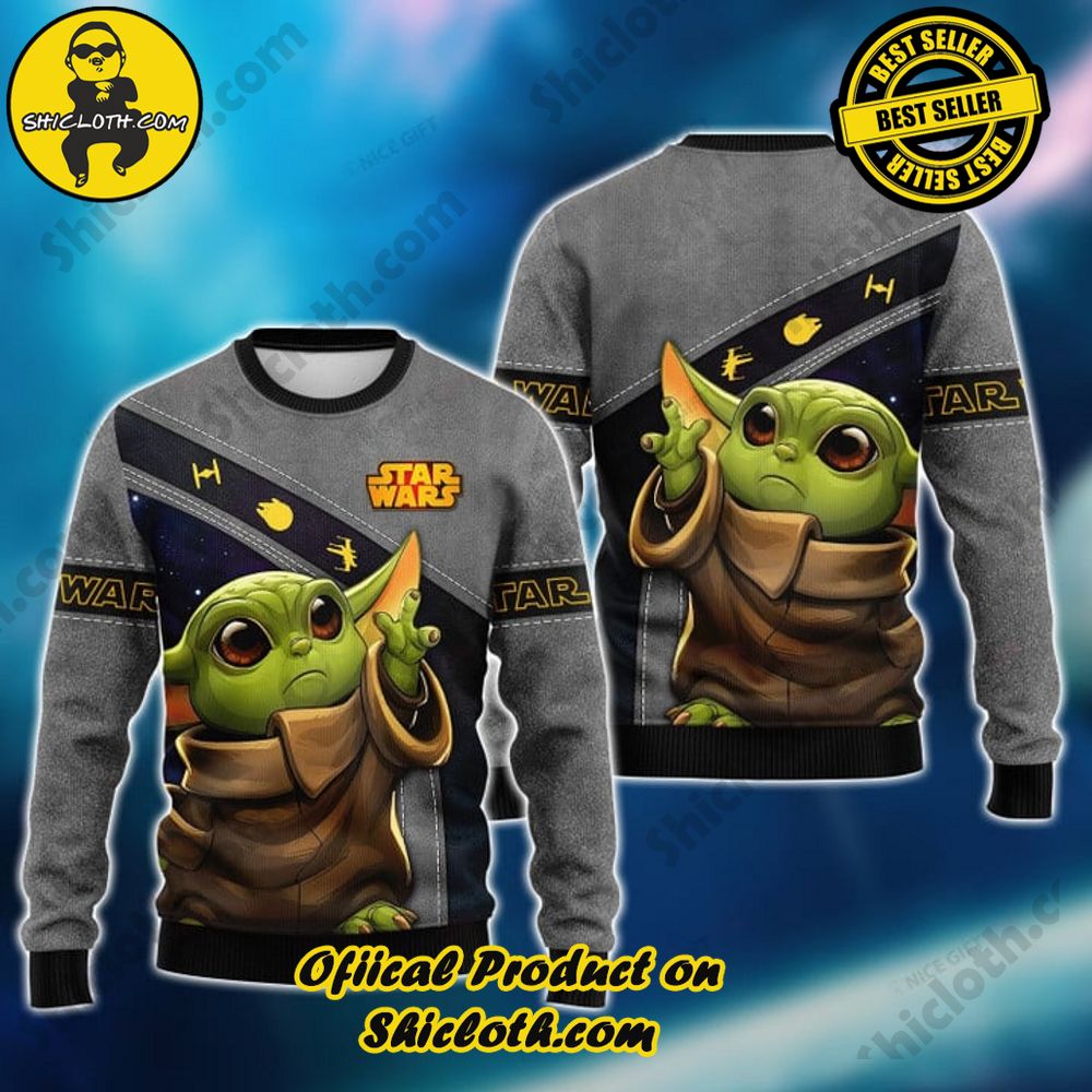Hot Trending Shicloth's Enchanting Christmas Sweaters 42 Star Wars Grogu Christmas Ugly Sweater