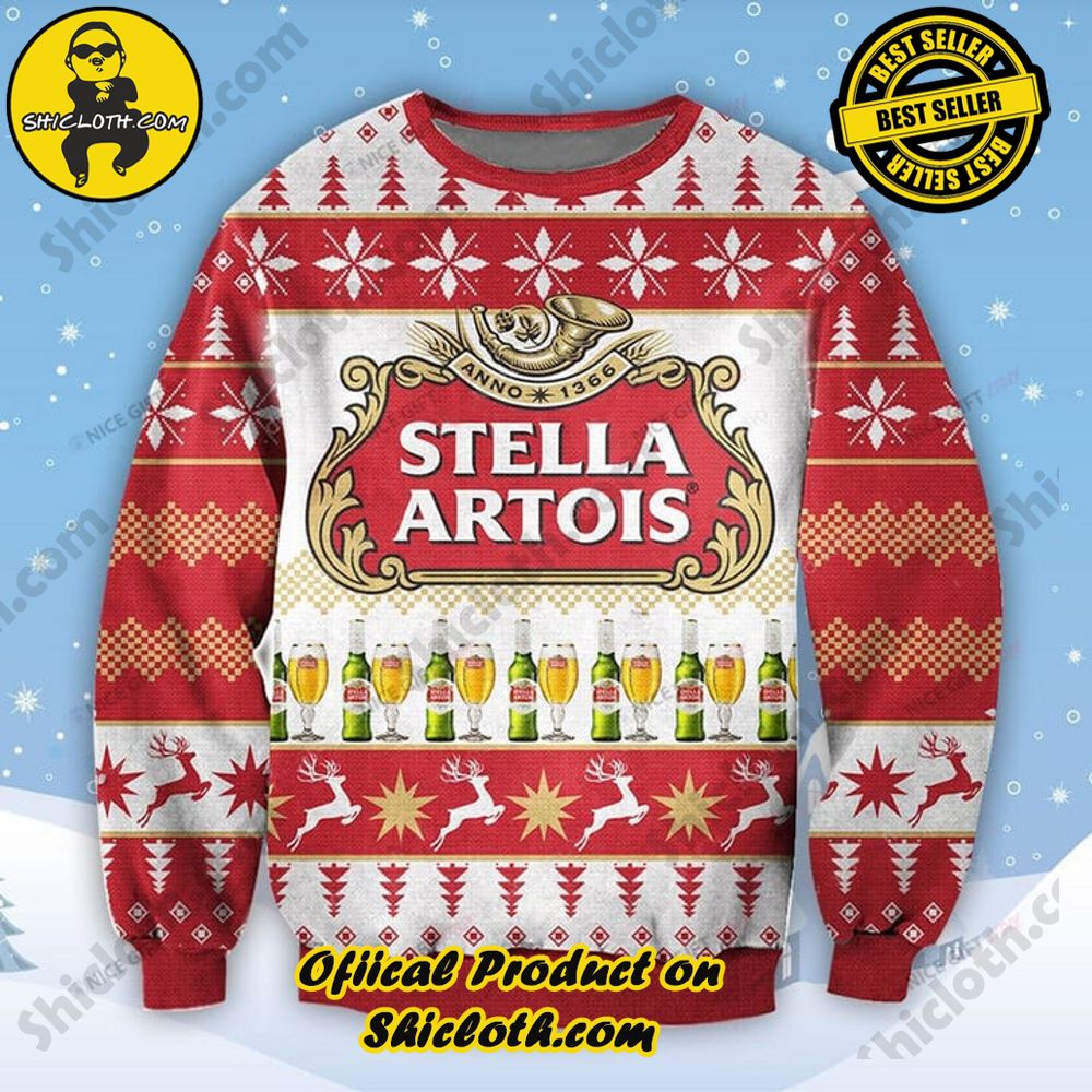 Limited Edition Christmas Sweaters from Shiclothshop 44 Stella Artois Ugly Christmas Sweater