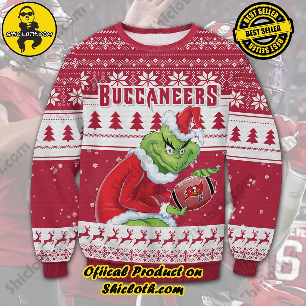 Unveiling Festive Delight: Shiclothshop's Unique Collection of Ugly Christmas Sweaters 96 Tampa Bay Buccaneers Ugly Sweater