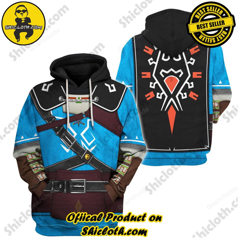 The Legendary Style: Unveiling the Allure of Shiclothshop's 'The Legend of Zelda' Outfit Costume Collection 23 Tears Of The Kingdom Link Champion's Tunic Attire Cosplay Custom Apparel