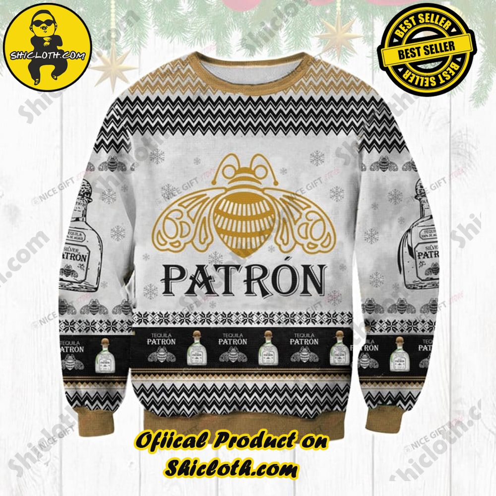 Limited Edition Christmas Sweaters from Shiclothshop 50 Tequilla Patron Ugly Sweater