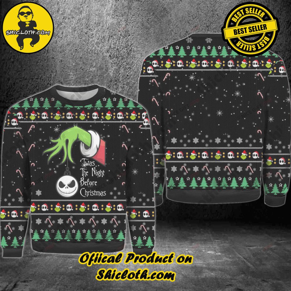 Shicloth's Enchanting Christmas Sweaters: A Cozy Blend of Style and Festivity 46 Twas The Night Before Christmas Christmas Ugly Sweater
