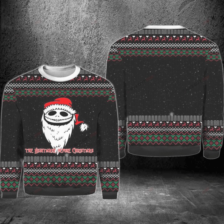 Shicloth's Enchanting Christmas Sweaters: A Cozy Blend of Style and Festivity 45 The Nightmare Before Christmas Christmas Ugly Sweater
