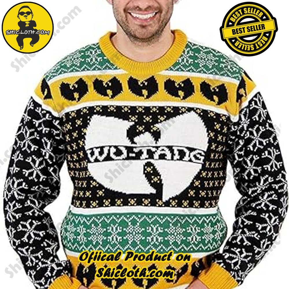 Exploring Shiclothshop and Their Sweater Collection 36 Wu Tang Clan Logo Ugly Christmas Sweater