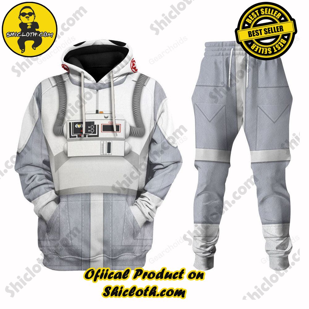 Galactic Glam: Unveiling the Stellar Collection of Star Wars Outfit Costumes by Shiclothshop 5 AT-AT Drivers Costume Hoodie Sweatshirt T-Shirt Sweatpants