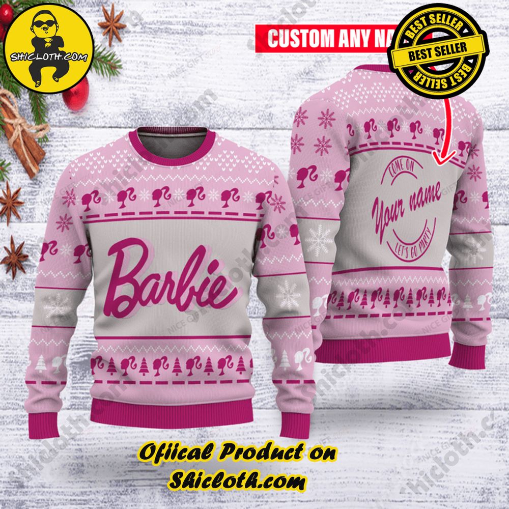 Wrap Up in Style: Shicloth's Enchanting Christmas Sweater Collection 1 Barbie ( Your Name) Christmas Ugly Sweater