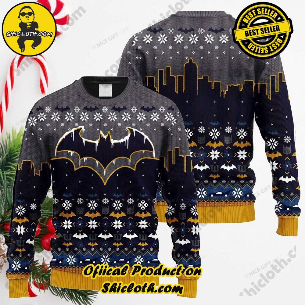Best Seller Wrap Up in Style: Shicloth's Enchanting Christmas Sweater Collection 52 Batman Christmas Ugly Sweater