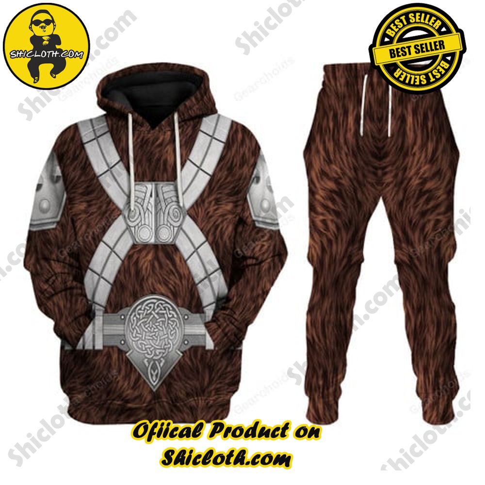 Unveiling the Stellar Collection of Star Wars Outfit Costumes by Shiclothshop 5 Black Krrsantan, Brown Costume Hoodie Sweatshirt T-Shirt Sweatpants
