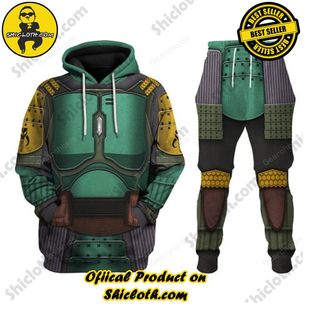 Unveiling the Stellar Collection of Star Wars Outfit Costumes by Shiclothshop 8 Boba Fett Costume Hoodie Sweatshirt T-Shirt Sweatpants