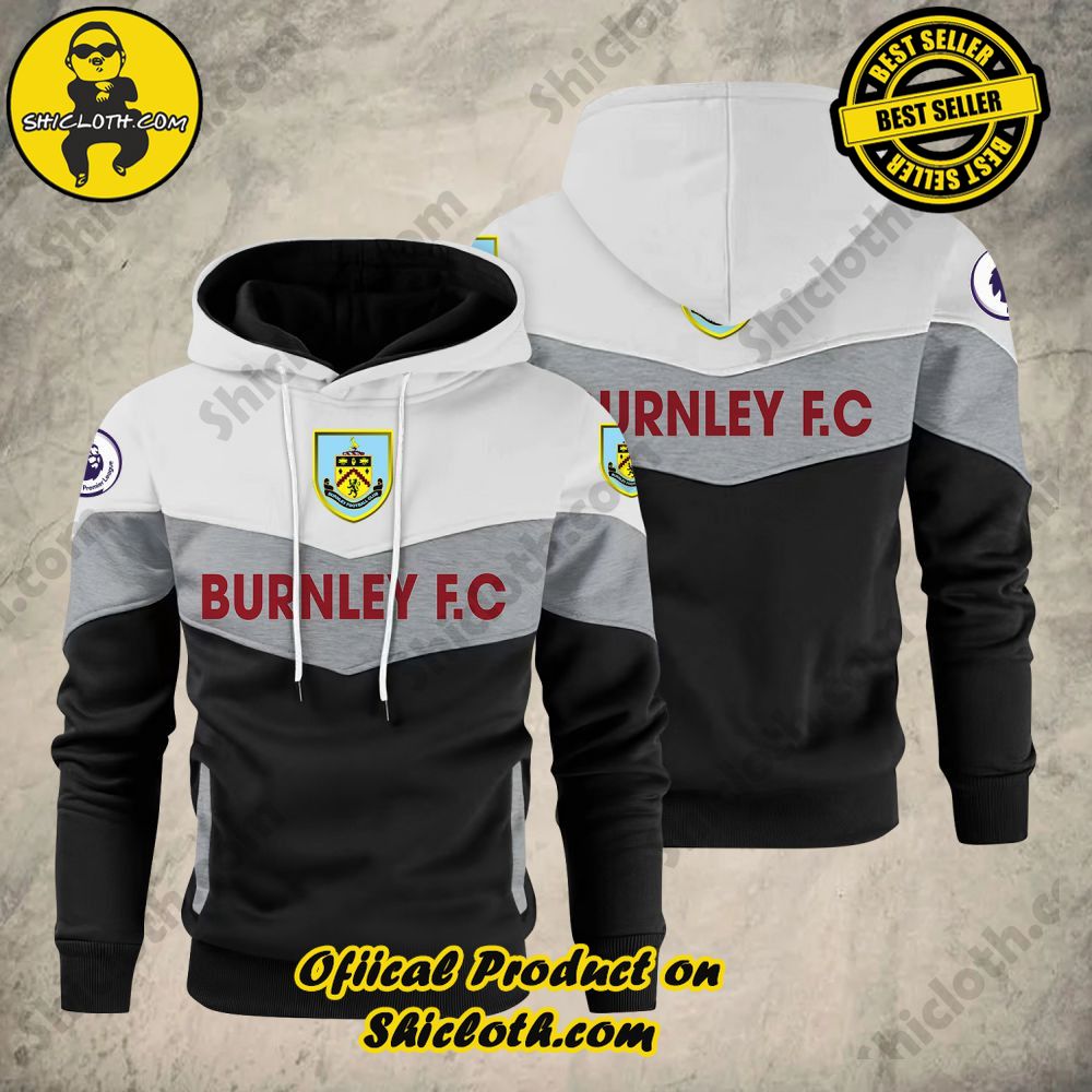 Shiclothshop's Patchwork Hoodie – A Fusion of Style, Comfort, and Artistic Expression 7 Burnley F.C Premier League Patchwork Hoodie