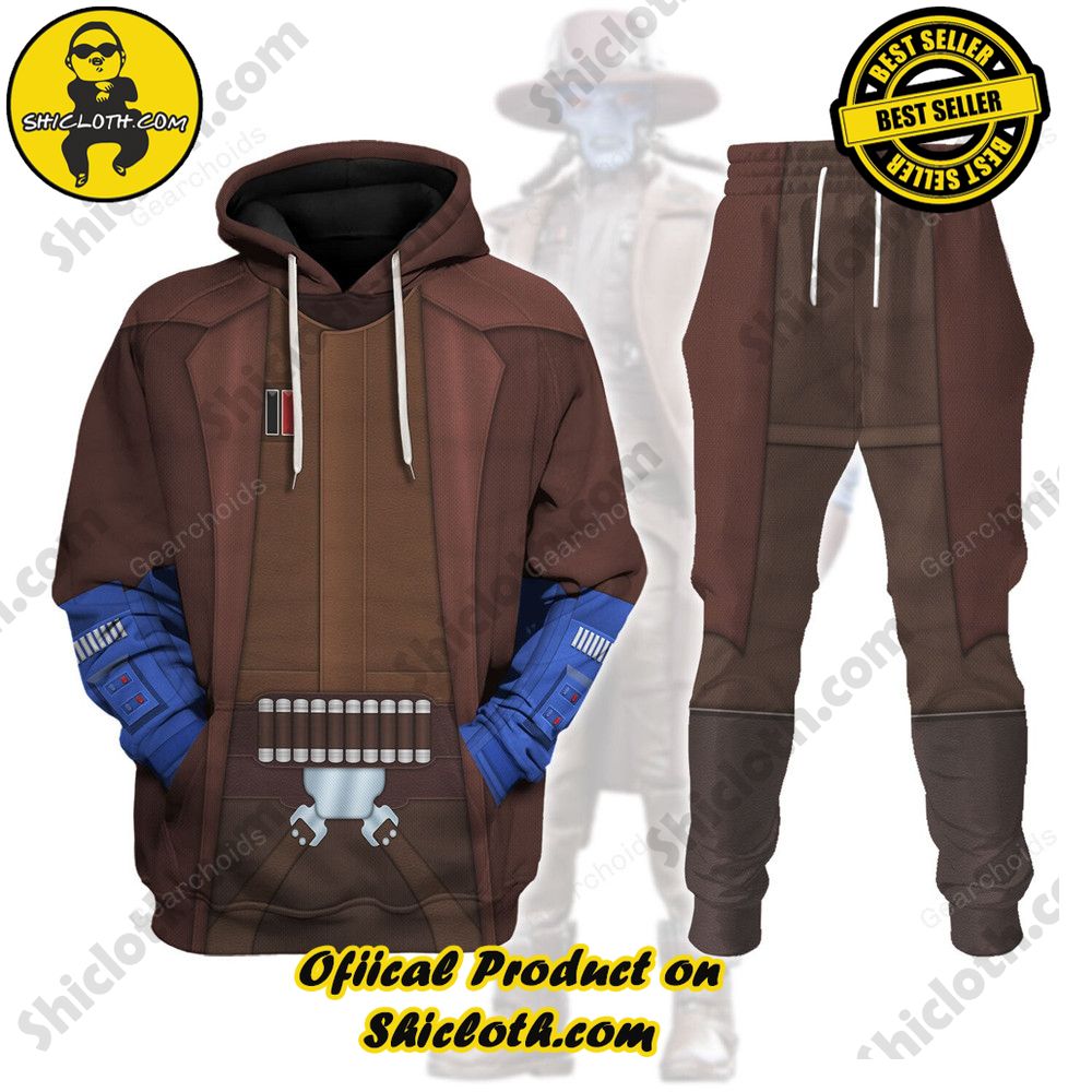 Galactic Glam: Unveiling the Stellar Collection of Star Wars Outfit Costumes by Shiclothshop 9 Cad Bane's Bounty Hunter Costume Hoodie Sweatshirt T-Shirt Sweatpants