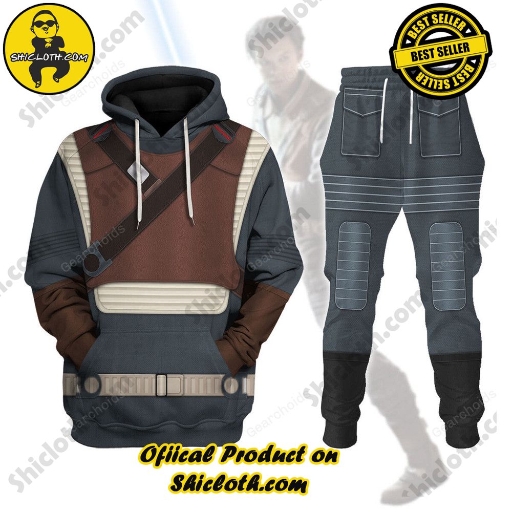 Galactic Glam: Unveiling the Stellar Collection of Star Wars Outfit Costumes by Shiclothshop 10 Cal Kestis's Jedi Costume Hoodie Sweatshirt T-Shirt Sweatpants