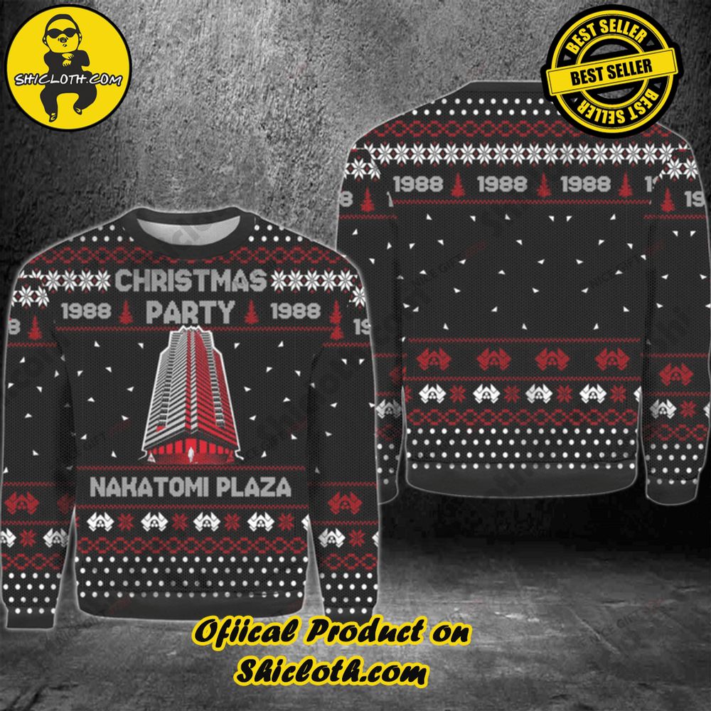 Hot Trending Wrap Up in Style: Shicloth's Enchanting Christmas Sweater Collection 106 Christmas Party 1988 Nakatomi Plaza Christmas Ugly Sweater