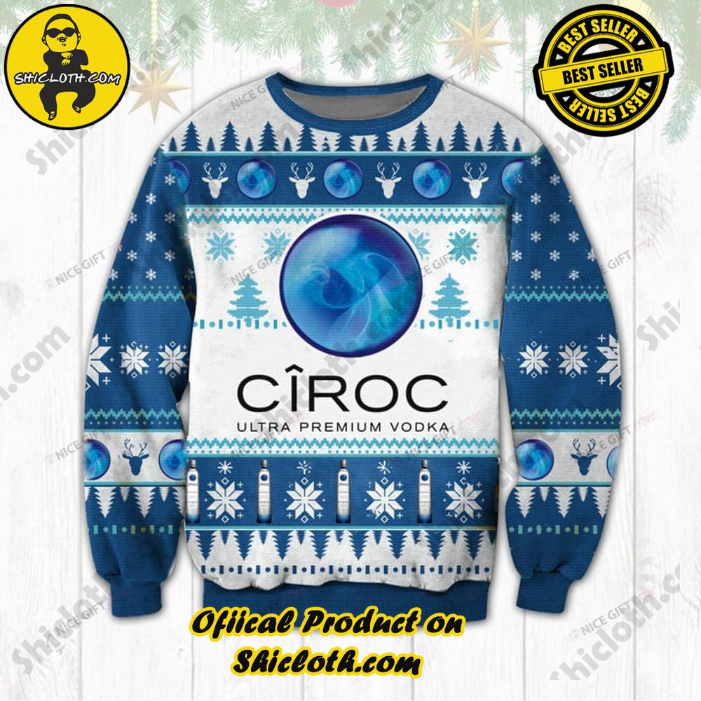 Wrap Up in Style: Shicloth's Enchanting Christmas Sweater Collection 71 Ciroc Christmas Ugly Sweater