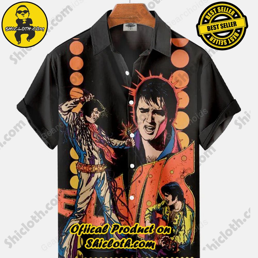 CLASSIC MUSIC EL04 CHARACTER PRINTED UNISEX LAPEL SHIRT