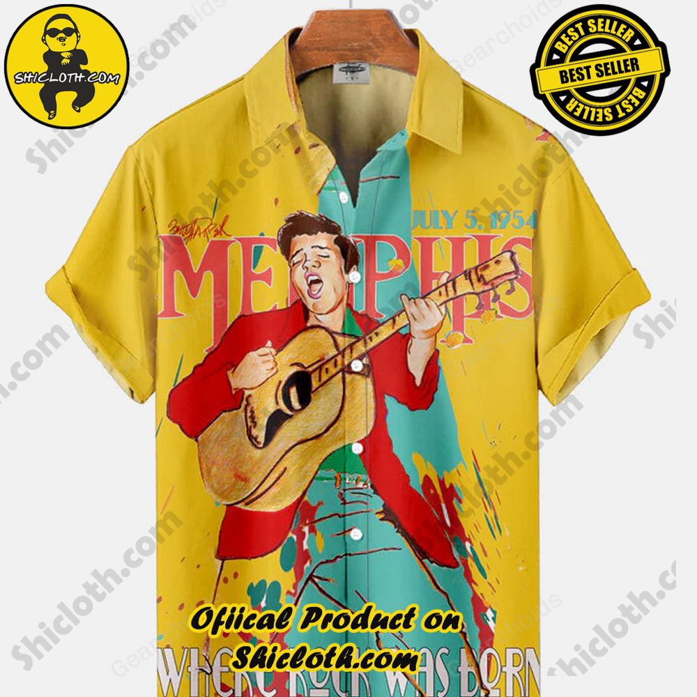 CLASSIC MUSIC EL07 CHARACTER PRINTED UNISEX LAPEL SHIRT