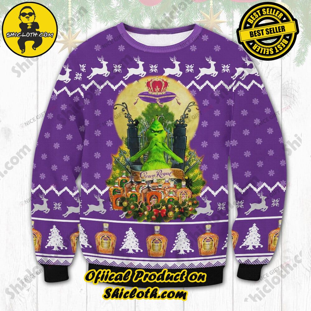 Hot Trending Wrap Up in Style: Shicloth's Enchanting Christmas Sweater Collection 107 Crown Royal Christmas Ugly Sweater