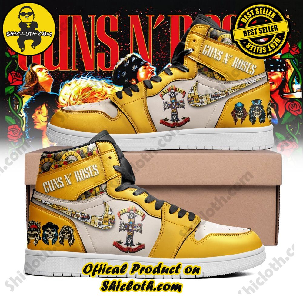 Hot Hot Hot Shiclothshop's Air Jordan 1 Sneakers: Affordable Elegance and Uncompromised Quality 76 CUSTOM Nike Guns N' Roses Air Jordan 1 High Top