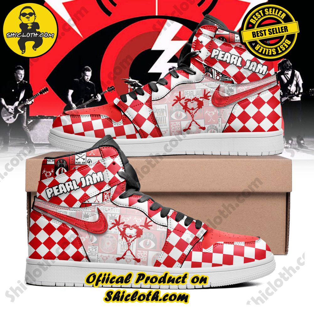Hot Hot Hot Shiclothshop's Air Jordan 1 Sneakers: Affordable Elegance and Uncompromised Quality 53 CUSTOM Nike Pearl Jam Air Jordan 1 High Top