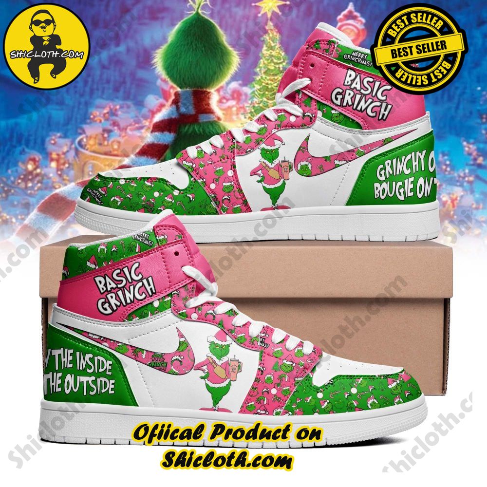 Hot Hot Hot Shiclothshop's Air Jordan 1 Sneakers: Affordable Elegance and Uncompromised Quality 62 CUSTOM Nike The Grinch Air Jordan 1 High Top Version 1