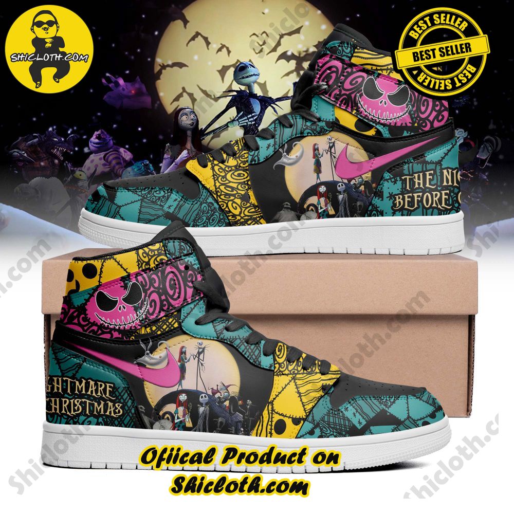 Hot Hot Hot Shiclothshop's Air Jordan 1 Sneakers: Affordable Elegance and Uncompromised Quality 90 CUSTOM Nike The Nightmare Before Christmas Air Jordan 1 High Top Version 5