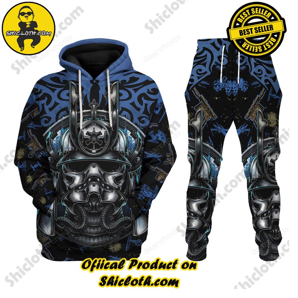 Galactic Glam: Unveiling the Stellar Collection of Star Wars Outfit Costumes by Shiclothshop 18 Death Trooper Samurai T-shirt Hoodie Sweatpants Apparel